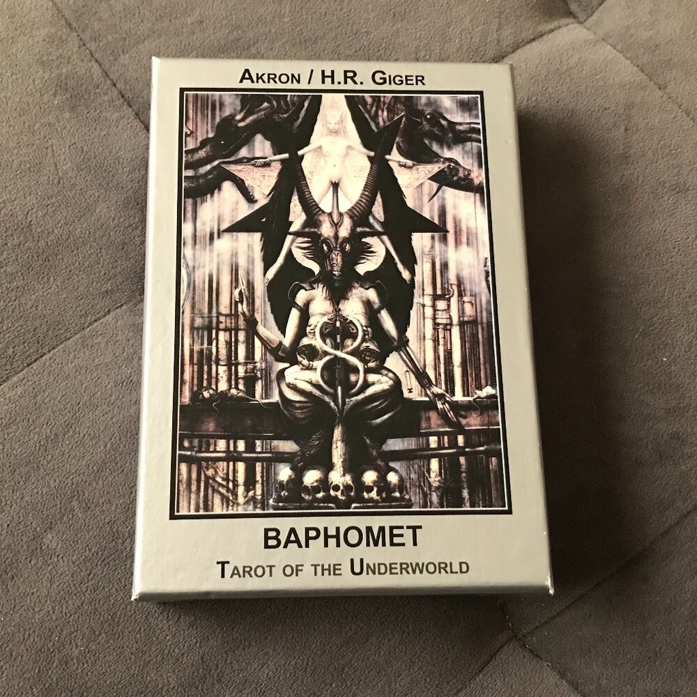Baphomet Tarot of the Underworld RARE H.R. Giger Alien Artist